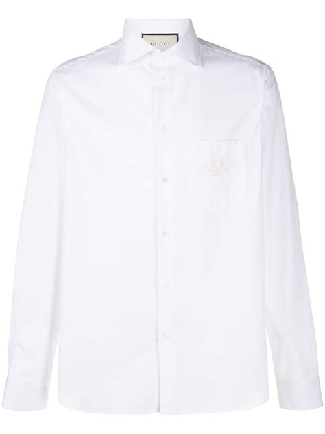 gucci white dress shirt.